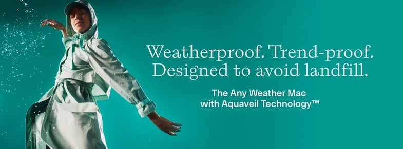 Introducing the Any Weather Mac | The Recycled and Recyclable Waterproof Jacket