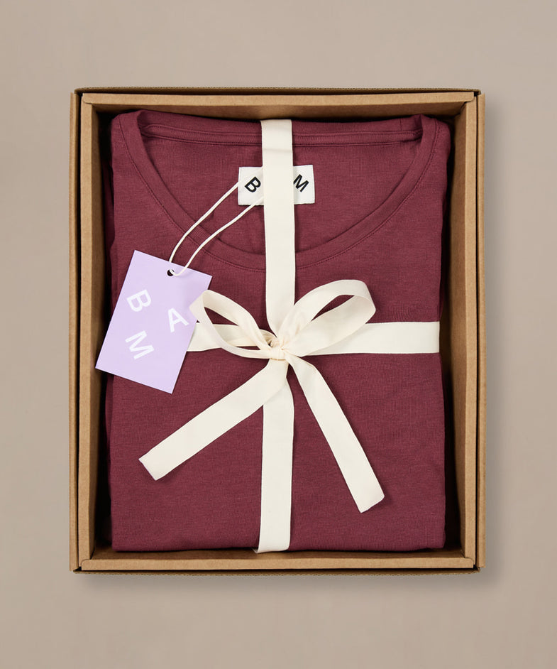 Luxe Pyjama Set Rose Garnet