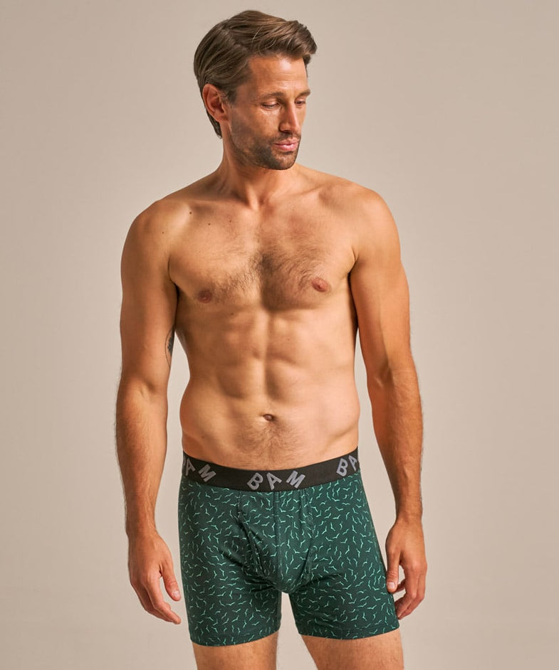 Bam1022 Air Boxers Juniper Bird Print Clothing 2