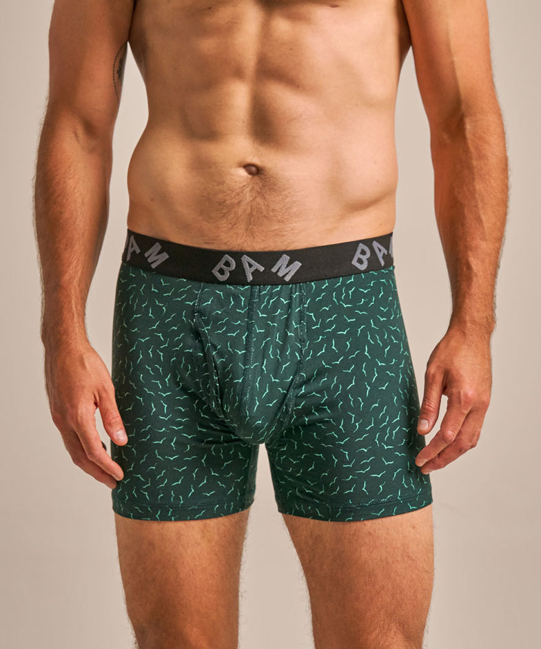 Bam1022 Air Boxers Juniper Bird Print Clothing 3