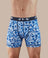 Bam1022 Regular Bamboo Boxers Blue Leaf Print Bam Clothing 2