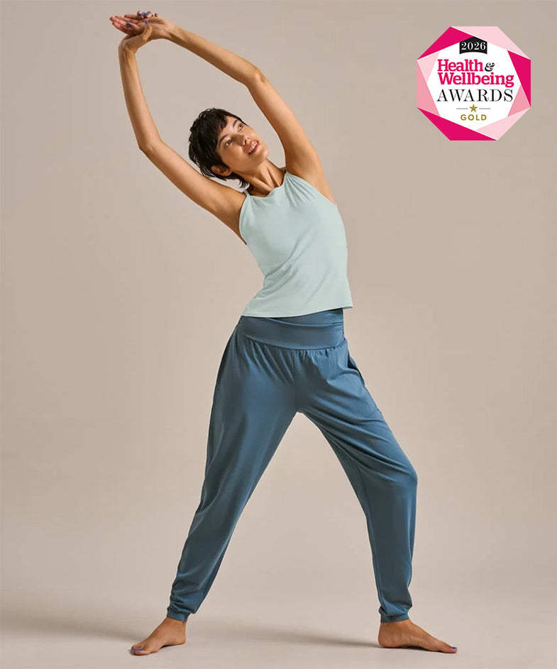 Grace Bamboo Yoga Pants Agate Blue