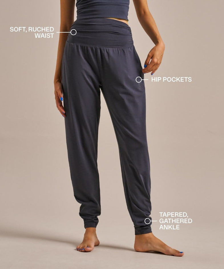 Bam1135 Grace Pant Storm Navy Bam Clothing