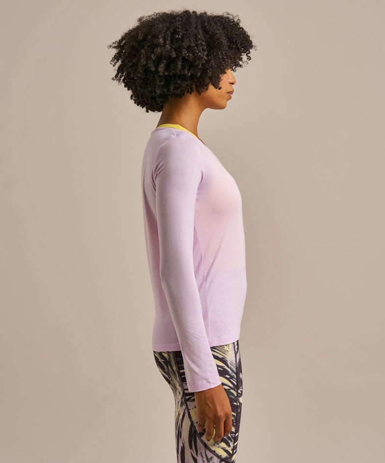 Bam1252 Origin Layering Top Lavender Blush Bam Clothing 3