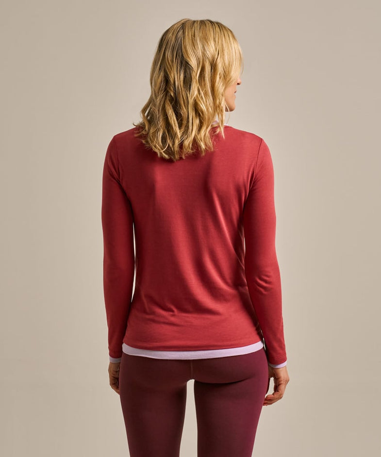 Bam1252 Origin Layering Top Rustic Rouge Clothing 4