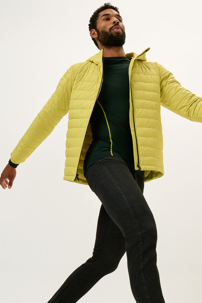 Bam1350 73 Zero Insulated Jacket Lime Bamboo Clothing 1