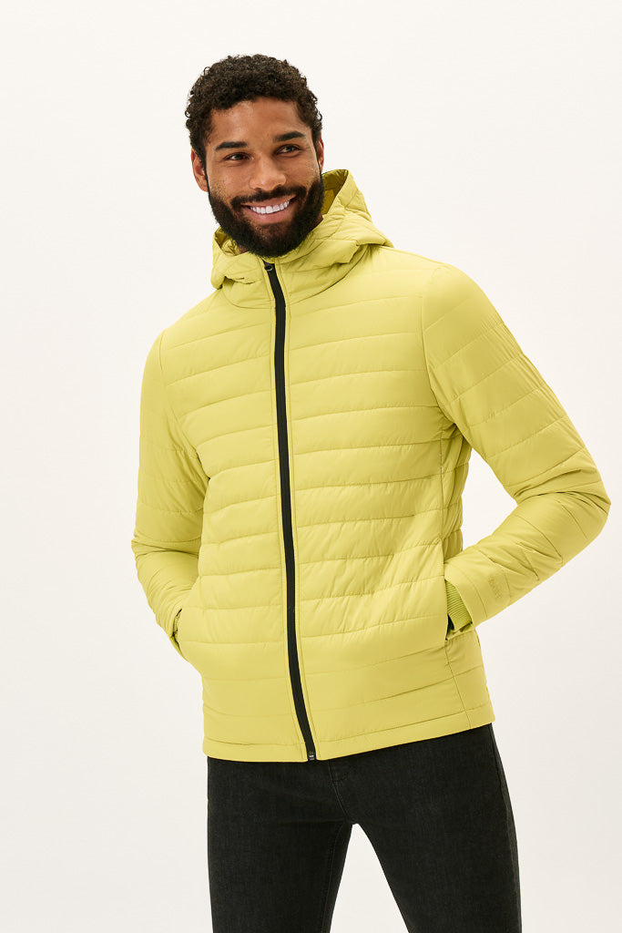 Bam1350 73 Zero Insulated Jacket Lime Bamboo Clothing 2