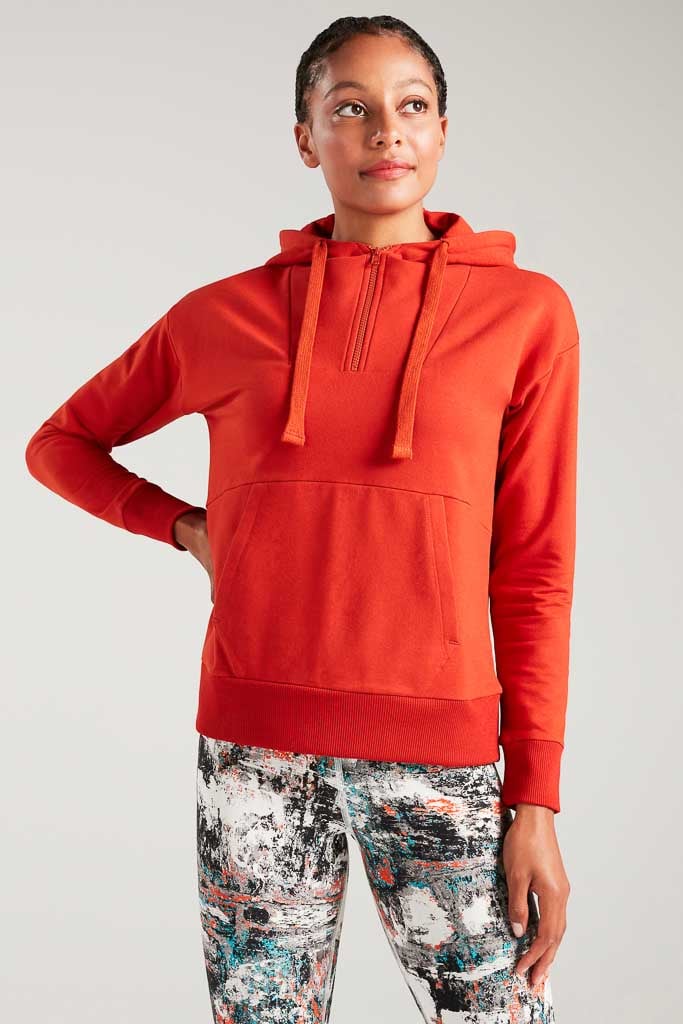 Bam1393 Womens Casual Sweat Hoody Ginger Bamboo Clothing 2