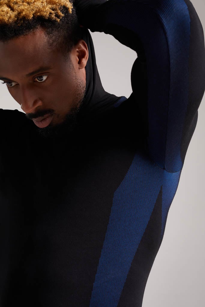 Bam1478 Mens Balance Hoody Black True Blue Bamboo Clothing3