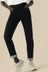 Bam1547 Womens Straight Leg Black Denim Bamboo Clothing 1