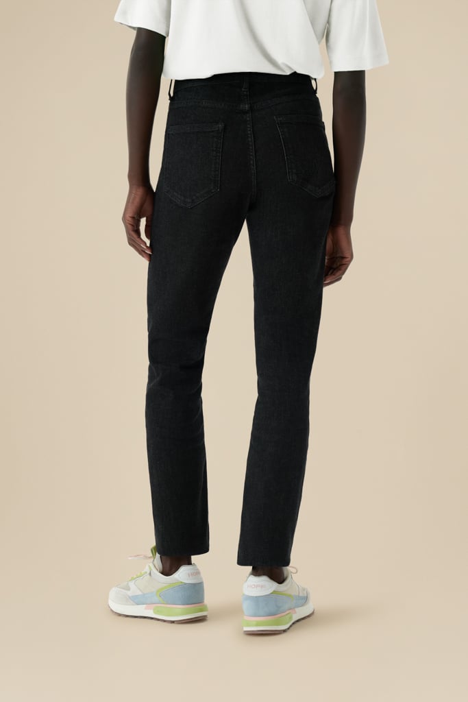 Bam1547 Womens Straight Leg Black Denim Bamboo Clothing 4