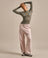 Bam1568 Luxe Long Sleeve Top Washed Khaki Bam Clothing 1