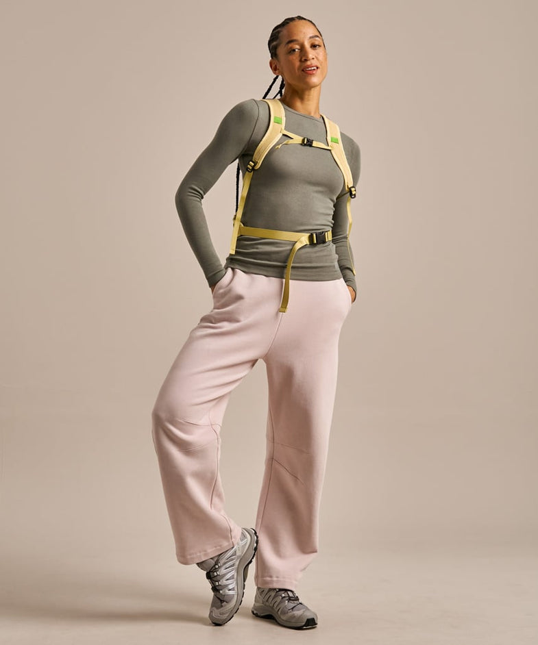 Bam1568 Luxe Long Sleeve Top Washed Khaki Bam Clothing 6