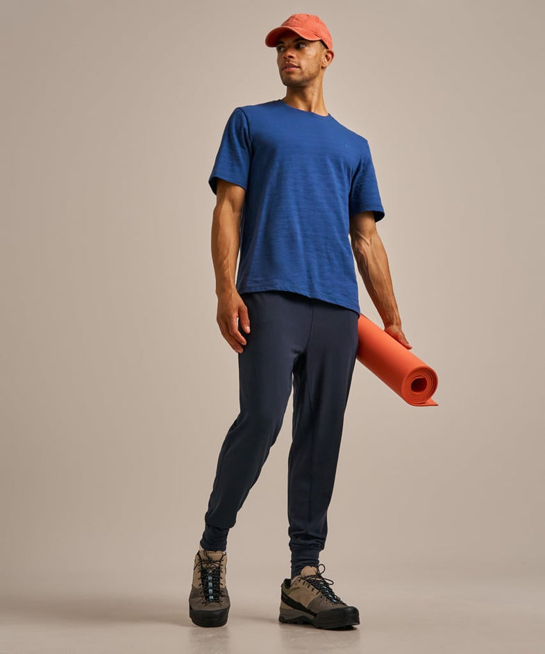 Bam1791 Balance Yoga Pants Navy Bamboo Clothing 1