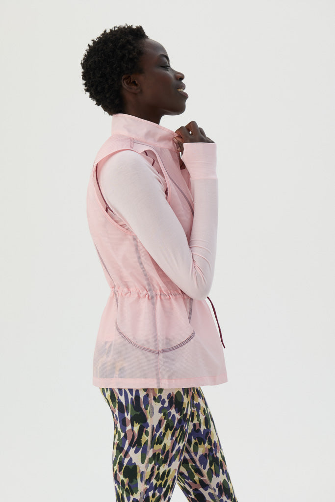 Bam1845 Womens 73 Zero Training Gilet Blossom Bamboo Clothing 5