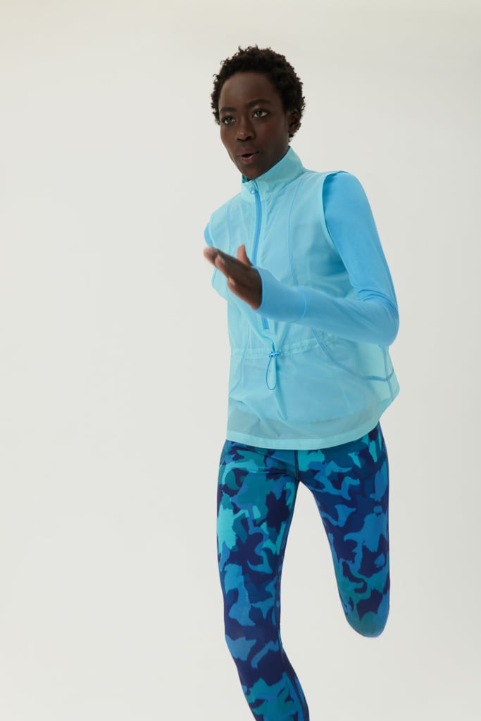 Bam1845 Womens 73 Zero Training Gilet Blue Bamboo Clothing 1