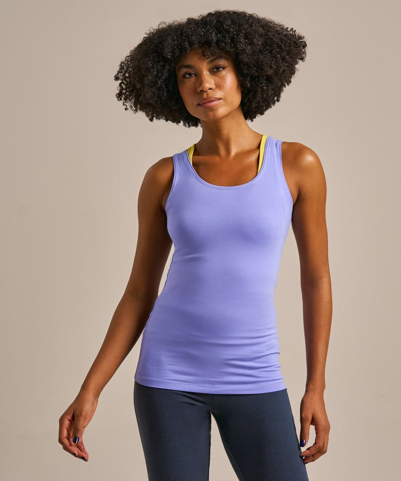 Bam1896 Women Origin Bamboo Vest Smokey Lavender Bam Clothing 2