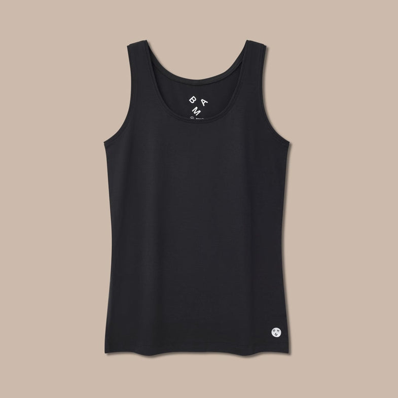 Bam1896 Womens Origin Bamboo Vest Black Bam Clothing 1