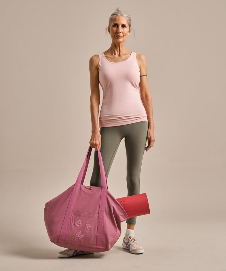 Bam1896 Womens Origin Bamboo Vest Blossom Blush Bam Clothing 1