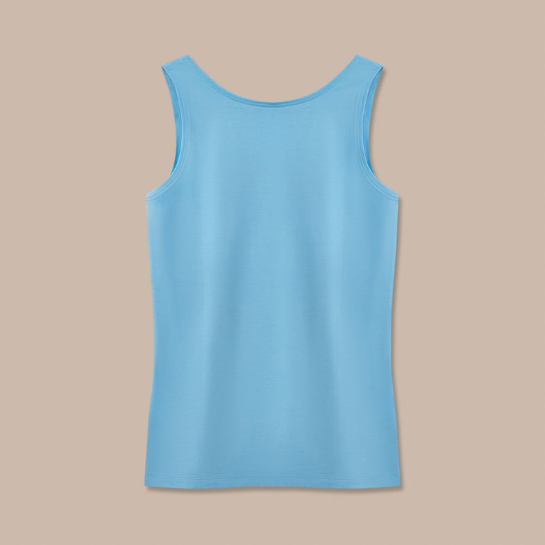 Bam1896 Womens Origin Bamboo Vest Dawn Blue Bam Clothing 2
