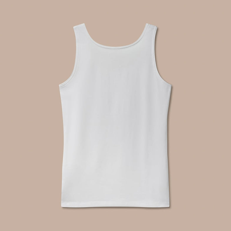 Bam1896 Womens Origin Bamboo Vest White Bam Clothing 2