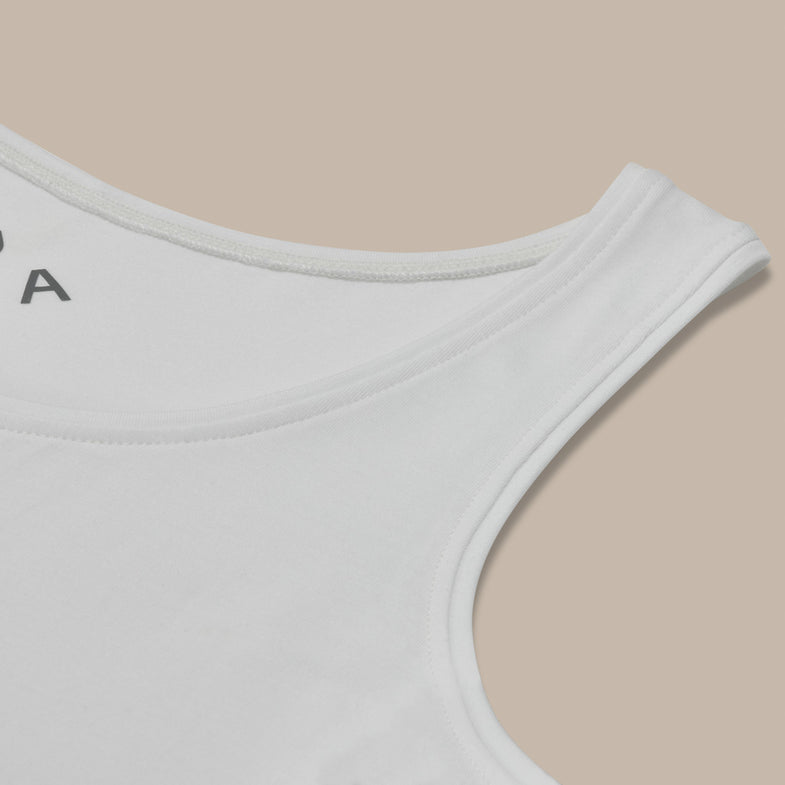 Bam1896 Womens Origin Bamboo Vest White Bam Clothing 4