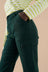 Bam1975 Agallea Slim Leg Cargo Trousers Ivy Bamboo Clothing 6