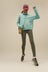 Bam2012 Bovey Funnel Neck Boxy Sweat Blue Bamboo Clothing 1