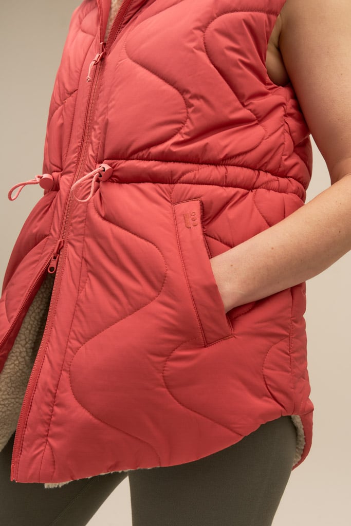 Bam2098 74 Zero Flip Gilet Sienna Slate Bamboo Clothing 2
