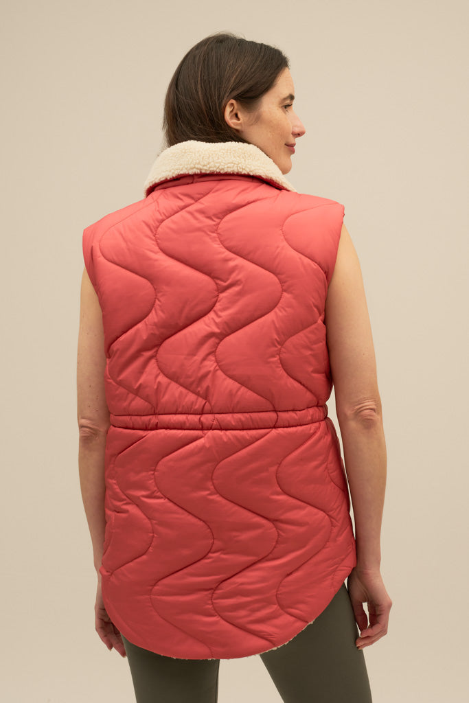 Bam2098 74 Zero Flip Gilet Sienna Slate Bamboo Clothing 3