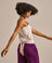 Bam2157 Tie Back Yoga Vest Oyster Bam Clothing 1