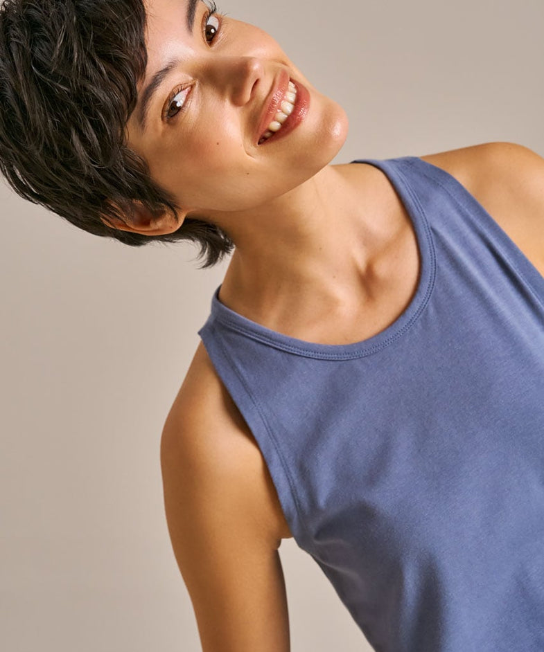 Bam2157 Tie Back Vest Top Turtle Dove Bam Clothing 5