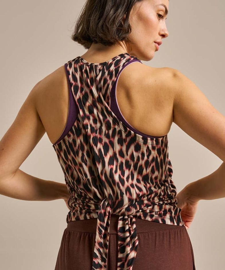 Bam2157 Yoga Vest Animal Coral Glow Bam Clothing 4