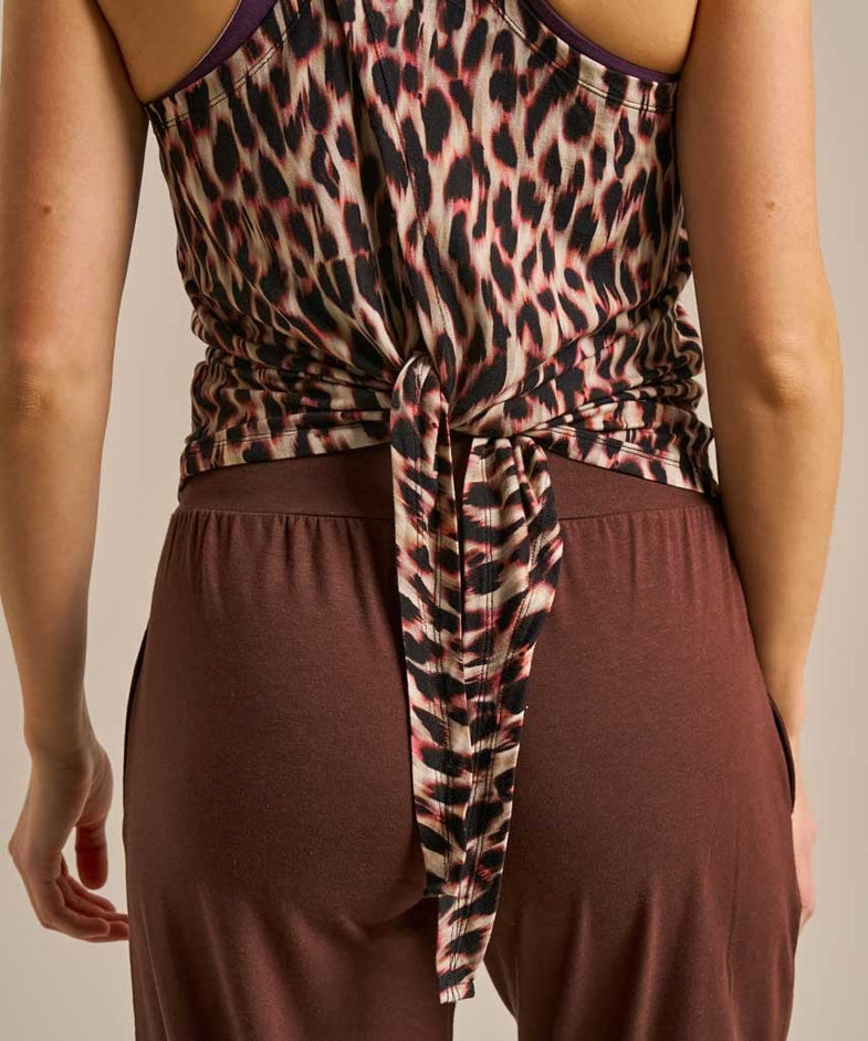 Bam2157 Yoga Vest Animal Coral Glow Bam Clothing 5