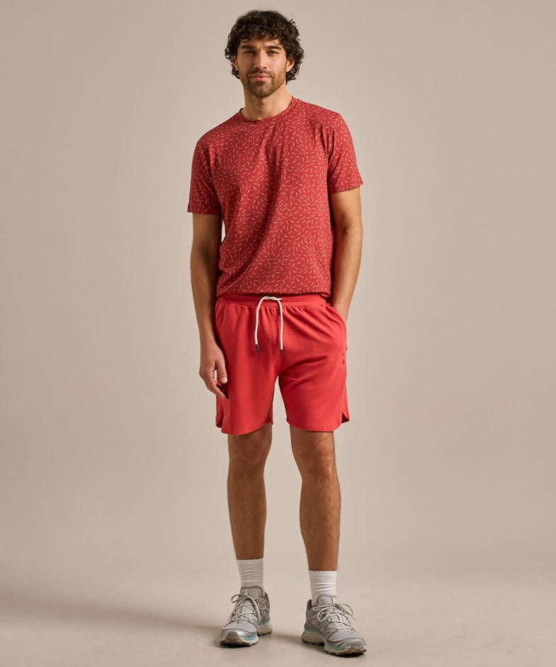 Bam2185 Brook Active Sweat Shorts Baked Apple Bam Clothing 1