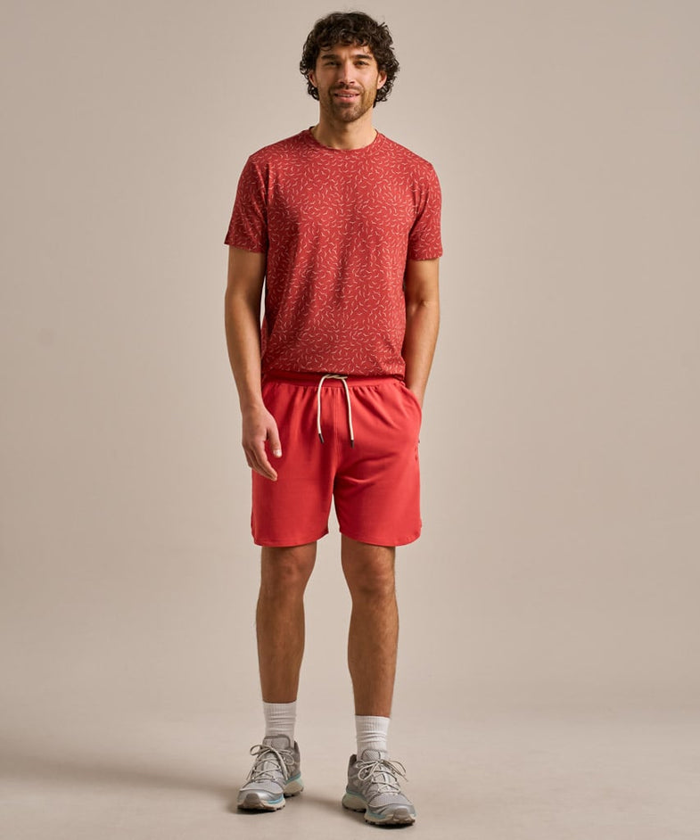 Bam2185 Brook Active Sweat Shorts Baked Apple Bam Clothing 7