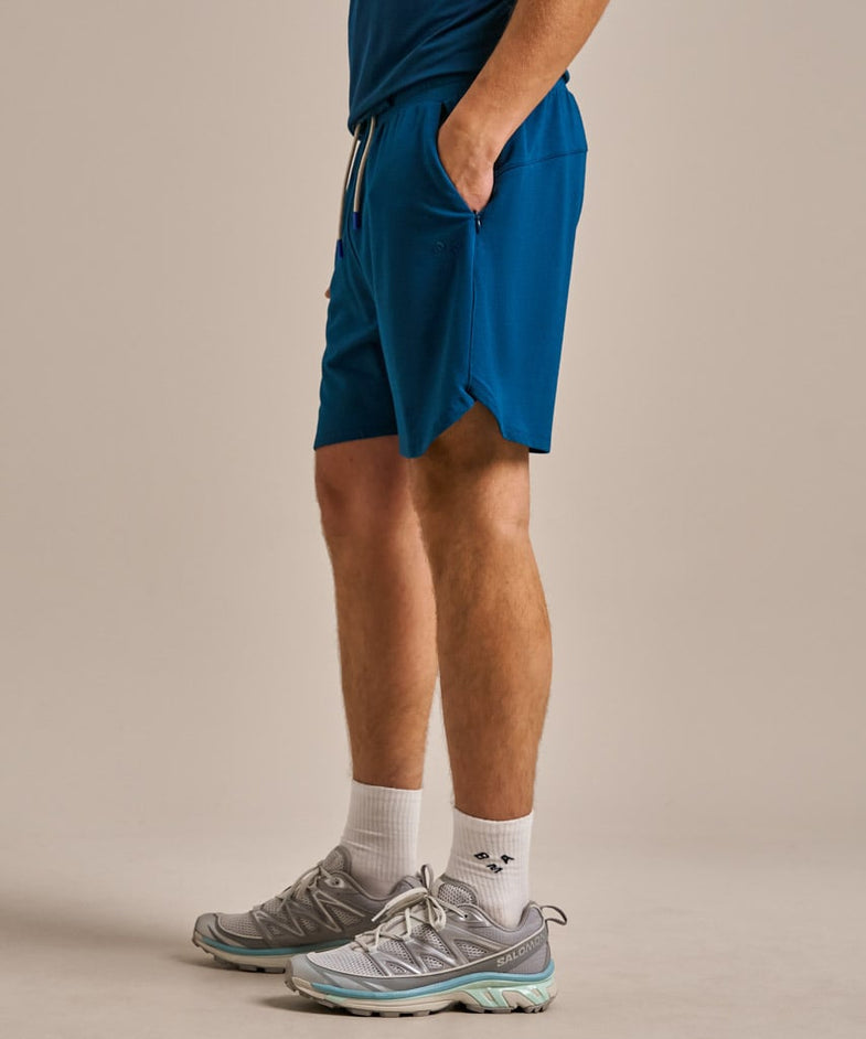 Bam2185 Brook Active Sweat Shorts Ocean Teal Bam Clothing 3
