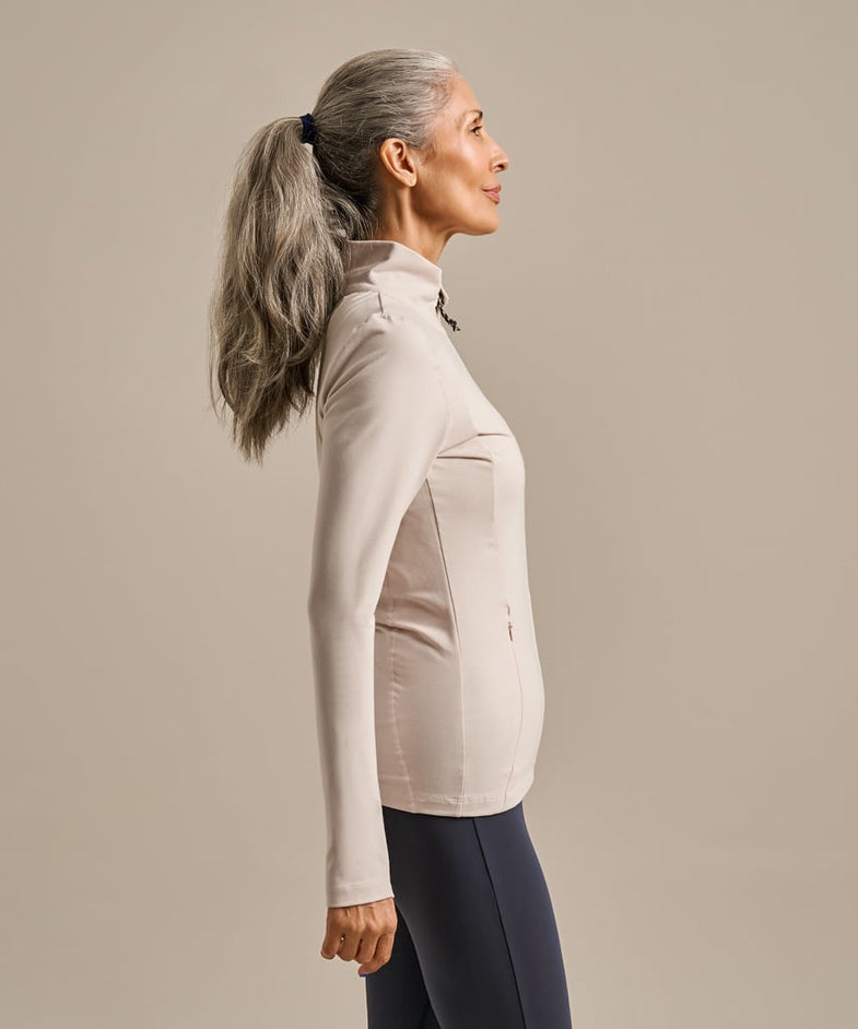 Bam2193 Sculpting Training Top Oyster Bam Clothing 3
