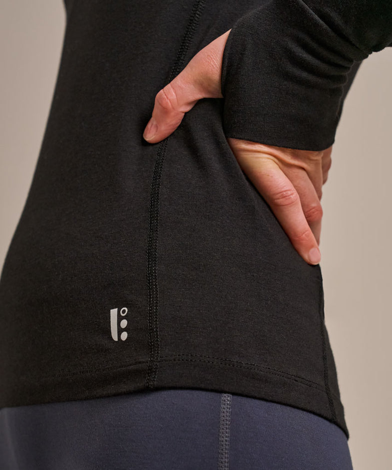 Bam2243 Crew Neck Base Layer Black Bam Clothing 3