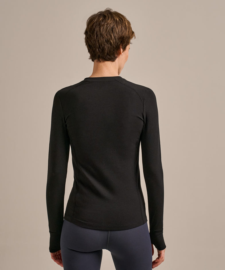 Bam2243 Crew Neck Base Layer Black Bam Clothing 4