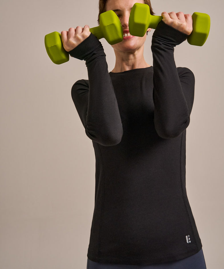 Bam2243 Crew Neck Base Layer Black Bam Clothing 6