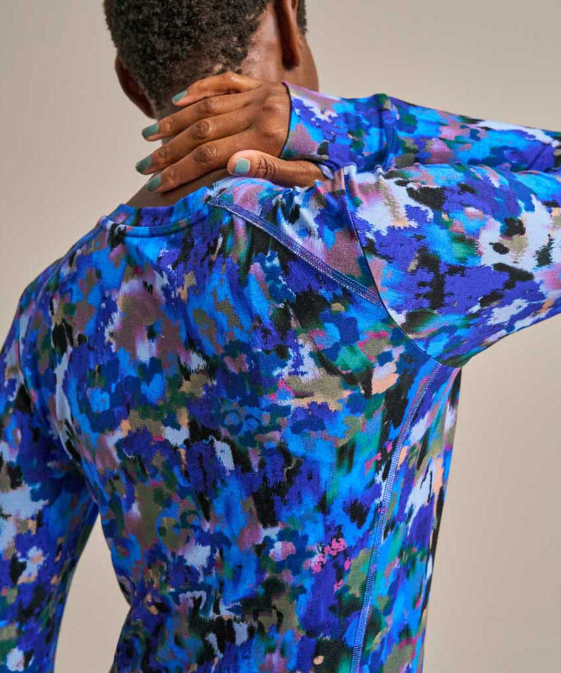 Bam2243 Sudbrook Slim Fit Baselayer Tranquility Print Clothing 5