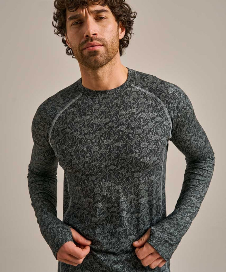 Bam226 Reflex Base Layer Seaweed Grey Mix Bam Clothing 1