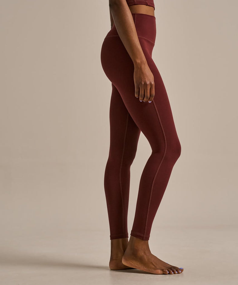 Bam2290 Mallea Full Length Leggings Black Cherry Bam Clothing 1