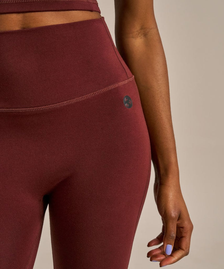Bam2290 Mallea Full Length Leggings Black Cherry Bam Clothing 3
