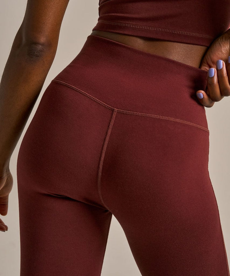 Bam2290 Mallea Full Length Leggings Black Cherry Bam Clothing 8