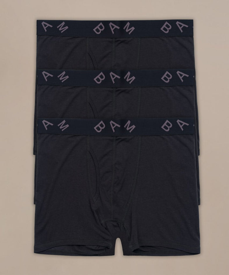 Bam2324 Regular Air Boxer 3 Pack Black Bam Clothing 1