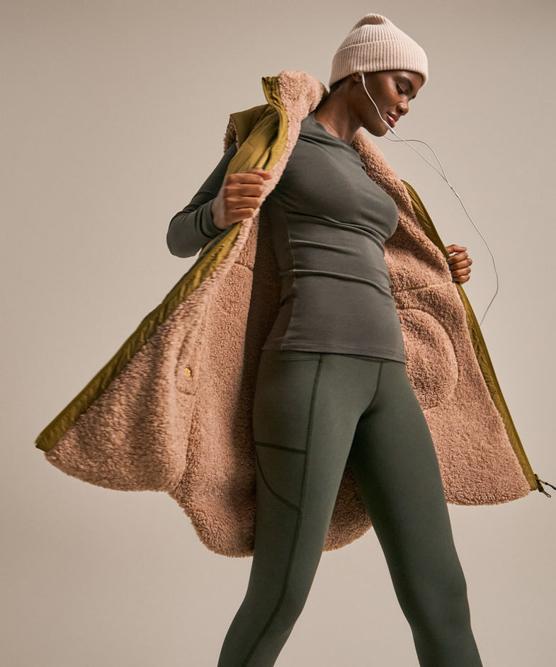 Bam2330 Zero Reversible Gilet Golden Olive Clothing 8