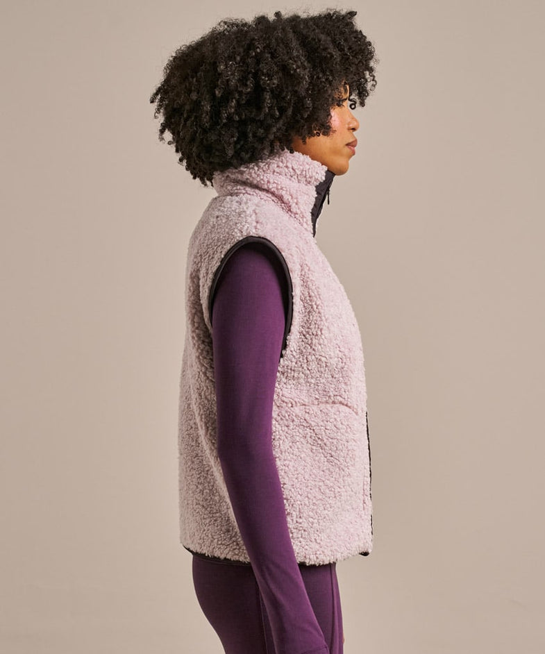 Bam2331 73 Zero Boxy Fleece Gilet Dusk Bam Clothing 3