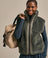 Bam2331 Zero Boxy Fleece Gilet Juniper Clothing 1